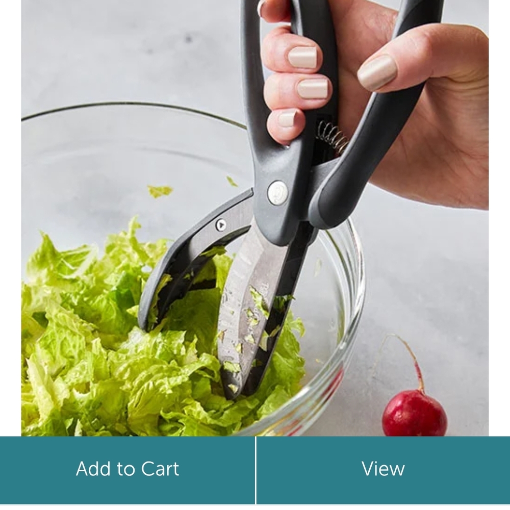 Herb Scissors with Black Handles
